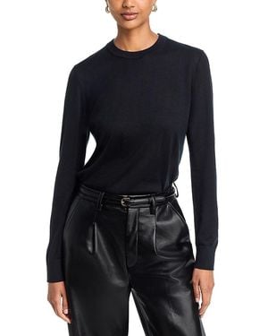 Michael Kors Merino Wool Blend Crewneck Sweater - Blue
