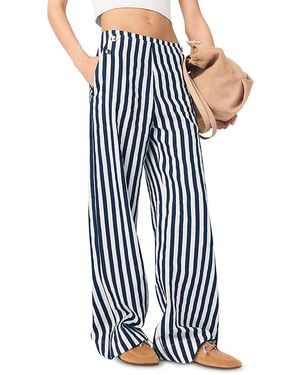 Maje Sailor Pants - Blue