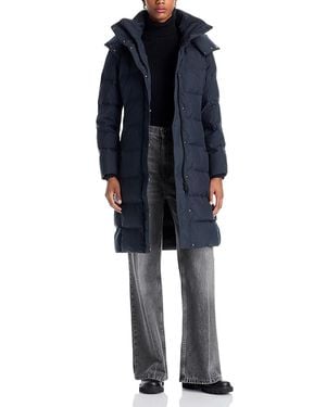 Save The Duck Helsinki Hooded Quilted Coat - Blue