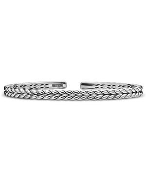 David Yurman Chevron Flex Bracelet - White