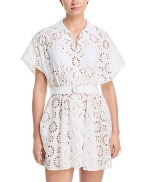Norma Kamali Flared Mini Dress - White