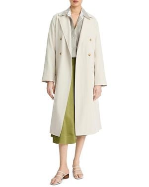 Vince Drapey Trench Coat - White