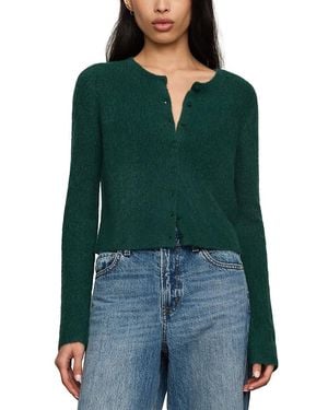 Z Supply Medina Open Knit Cropped Cardigan - Green