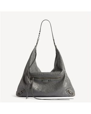 Balenciaga Le City Hobo Bag Large - Gray
