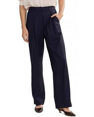 Jenni Kayne Jones Pleated Wool Pants - Blue