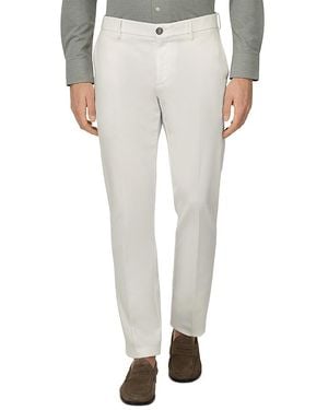 BOGGI Panama Regular Fit Stretch Cotton Pants - Gray