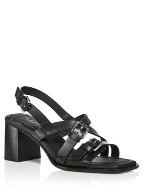 Rag & Bone Harlow Mid Heel Sandals - Black
