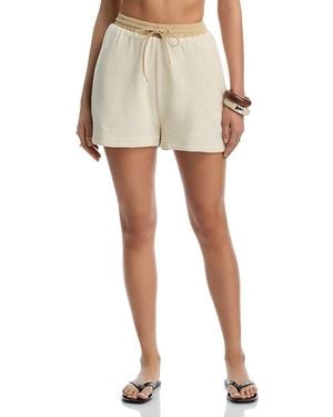 Echo Terry Shorts Swim Cover-Up - Natural