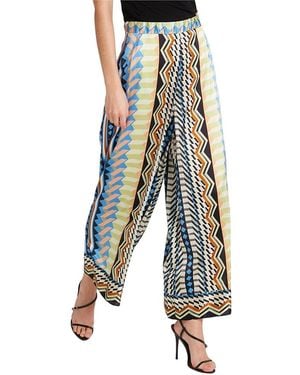 Temperley London Meryl Palazzo Pants - Blue