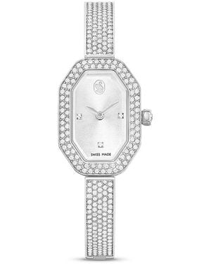 Swarovski Dextera Bangle Watch, 20Mm X 31Mm - White