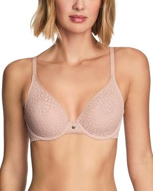 Wacoal High Bar Plunge Underwire Bra - Brown
