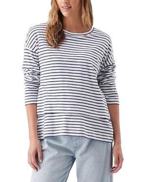 Ripe Maternity Claudette St Nursing Long Sleeve Top - White