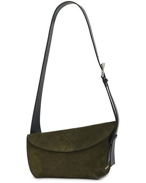 McQueen Large T-Bar Sling - Metallic