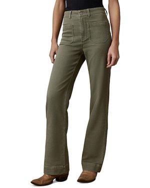 Faherty Stretch Terry Patch Pocket Pants - Green