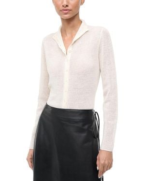 STAUD Marianne Sweater - White