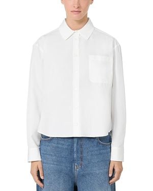 Weekend by Maxmara Wkdpanetto Cotton Shirt - White