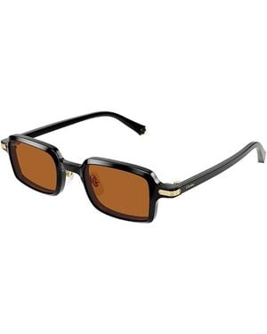 Cartier Rectangle Sunglasses, 49Mm - Black