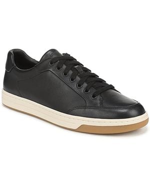 Vince Caspian Lace Up Leather Sneaker - Black