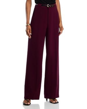 Aqua Wide Leg Pants - Red
