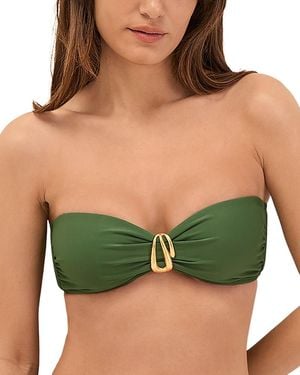 ViX Leone Bandeau Bikini Top - Green