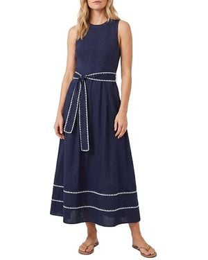 Cartolina Nantucket Isadora Midi Dress - Blue