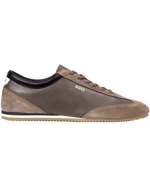 BOSS By Hugo Lineor 102 Low Top Sneakers - Brown