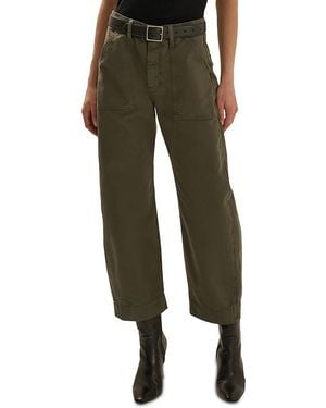 FAVORITE DAUGHTER The Major Cotton Pants - Green