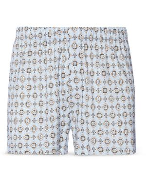 Hanro Fancy Jersey Knit Boxers - Gray
