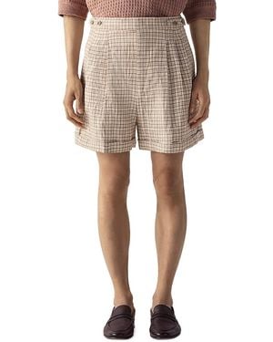 ZEGNA Silk Shorts - Natural