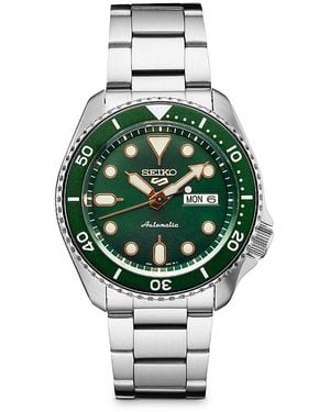 Seiko Seiko 5 Automatic Sports Watch, 42.5Mm - Green