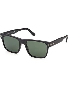 Tom Ford Square Sunglasses, 55Mm - Green
