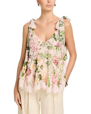 Cara Cara Mari Silk Top - Pink