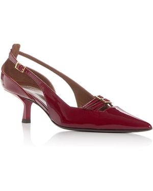 Giuseppe Zanotti Pointed Buckle Pumps - Red