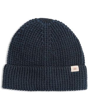 Faherty Winter Waffle Beanie - Blue