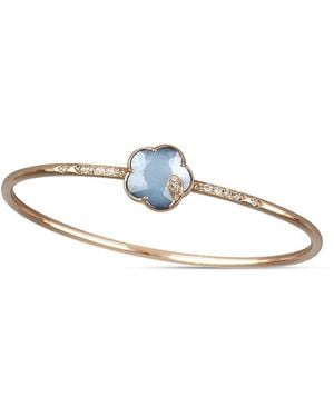 Pasquale Bruni Petit Joli Lunaire 18K Rose Lunar Garden Gem Bracelet With Diamonds, 0.29 Tcw - White