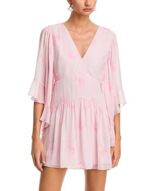LoveShackFancy Auralie Dress - Pink