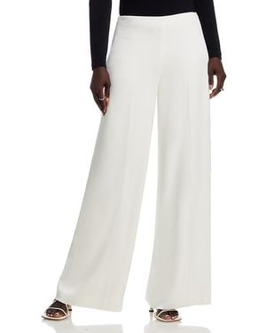 Emanuel Ungaro Kai Satin Trousers - White