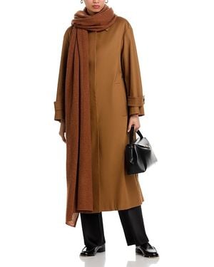 C by Bloomingdale's Cashmere Travel Wrap - Brown
