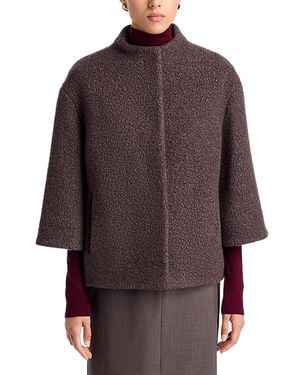 Cinzia Rocca Short Boucle Jacket - Brown