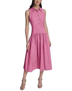 KARL LAGERFELD Shirt Dress - Pink