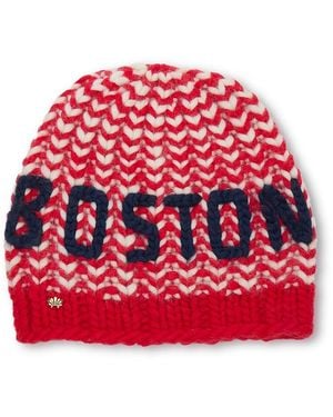 Lele Sadoughi Boston Wool Beanie - Red