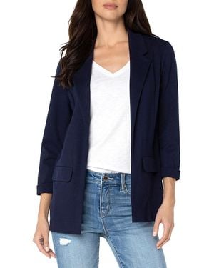 Liverpool Los Angeles Boyfriend Blazer - Blue