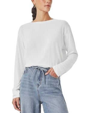 Splendid Lila Crewneck Tee - White