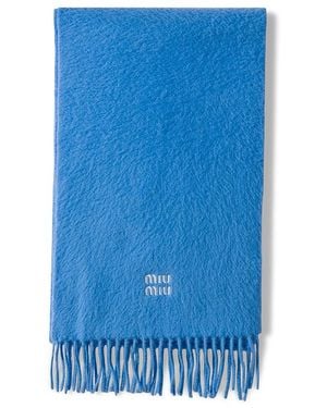Miu Miu Cashmere Scarf - Blue