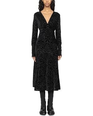 Sea Julie Burnout Dress - Black