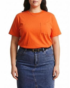 UNIVERSAL STANDARD Plus Garcon Tee - Orange