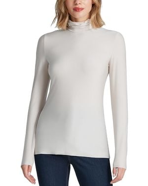 Commando Butter Long Sleeve Turtleneck Top - Gray