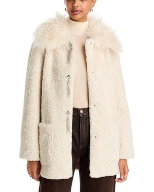 Kobi Halperin Lorelei Faux Shearling Coat - Natural