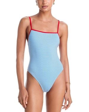 Solid & Striped The Renna One Piece Swimsuit - Blue