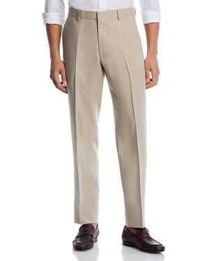 Vince Delave Linen Slim Fit Suit Pants - Natural